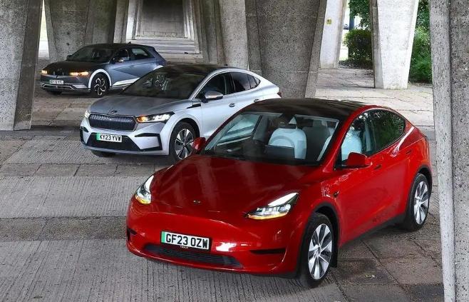 Electric car group test